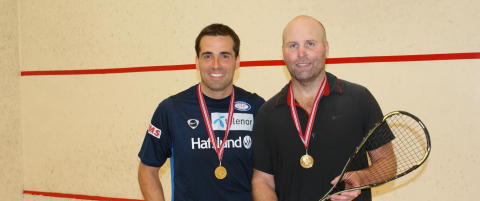 Martin Andresen ble norgesmester i squash