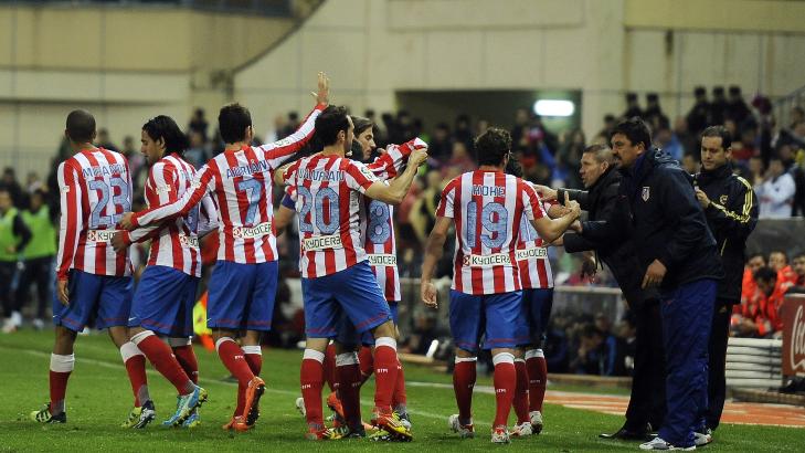 FORTSATT SJANSEN: Atlético Madrid kan fortsatt klare en Champions League-plass etter snuoperasjonen mot Málaga.Foto: AFP PHOTO/DOMINIQUE FAGET/NTB scanpix. FORTSATT SJANSEN: Atlético Madrid kan fortsatt klare en Champions League-plass etter snuoperasjonen mot Málaga.Foto: AFP PHOTO/DOMINIQUE FAGET/NTB scanpix.