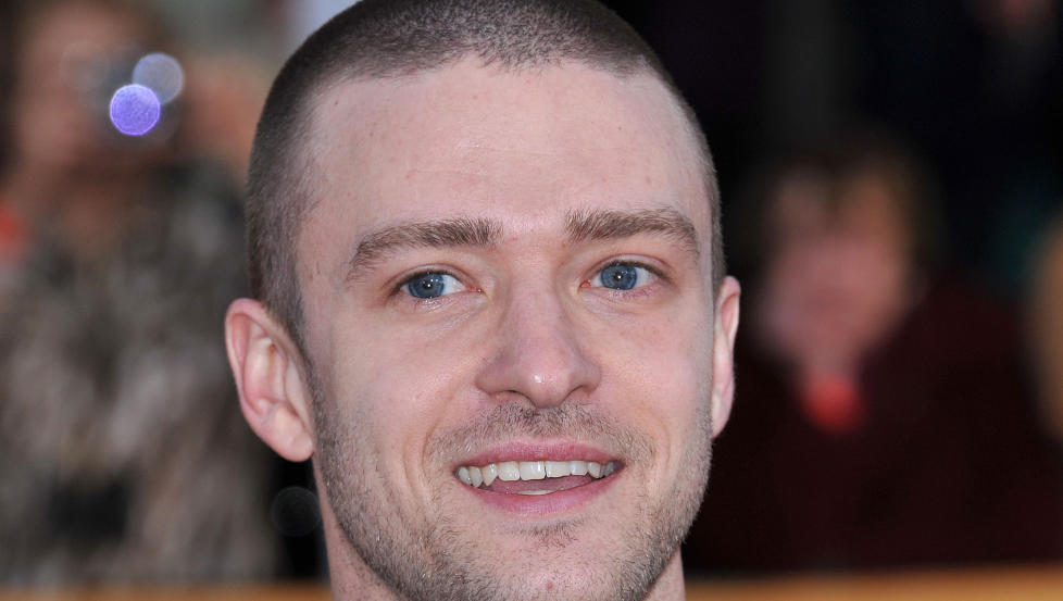 LIKER BEST � V�RE SKALLET: Justin Timberlake syns det enkleste er � ha minst mulig h�r p� hodet. Foto: Stella Pictures