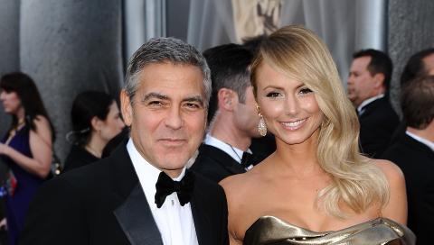 STACY KEIBLER: George Clooney har v�rt kj�reste med den tidligere fribryteren siden i fjor. Foto: Stella Pictures
