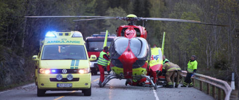 Alvorlig skadd i MC-ulykke