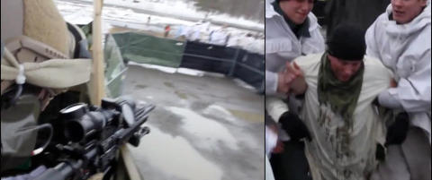 Her �dreper� norske soldater en afghansk demonstrant