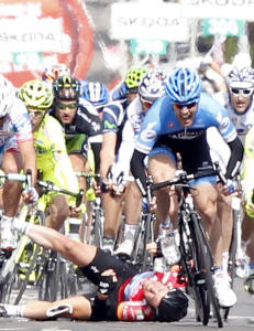 Hushovd rystet over stygg velt