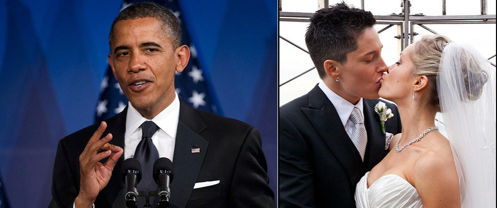 Obama g�r inn for homoekteskap