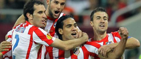 Falcao skj�t Atl�tico til ny Europa League-triumf
