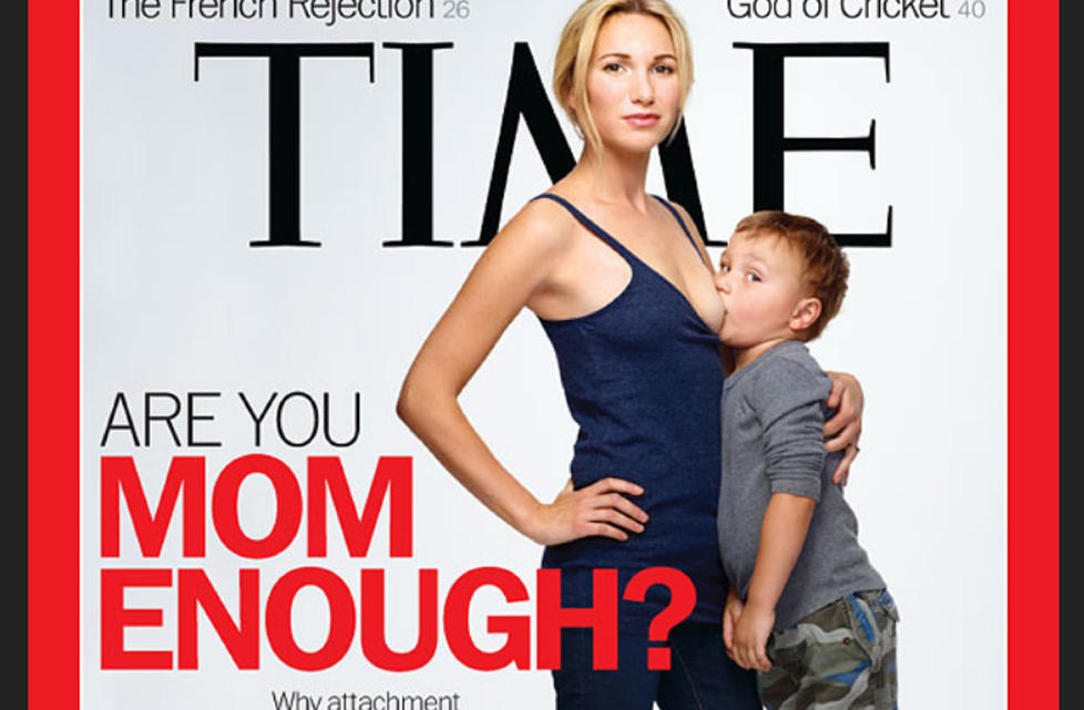 VEKKER OPPSIKT: Coveret p� siste nummer av Time Magazine skaper ny ammedebatt. FAKSIMILE: Time Magazine