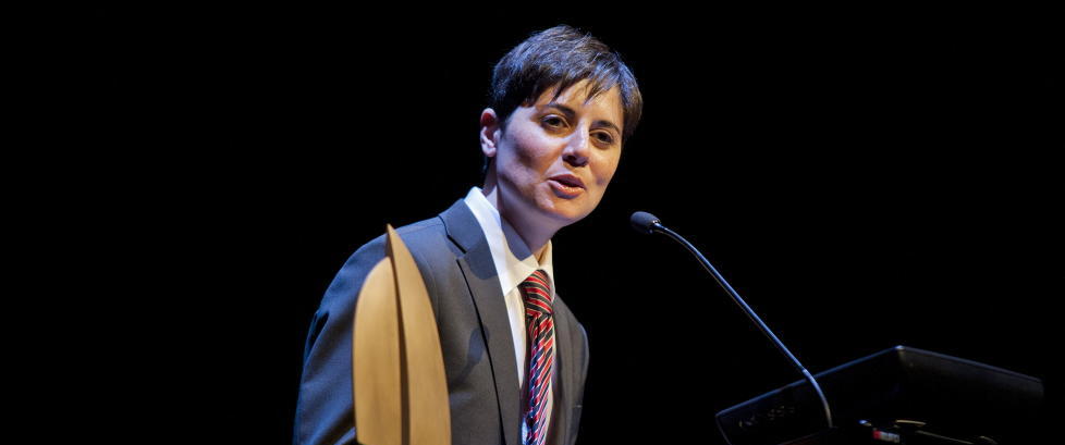 Sara Azmeh Rasmussen mottok Fritt Ords Pris