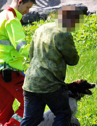 Bil og mc krasjet - begge f�rerne stakk av fra stedet