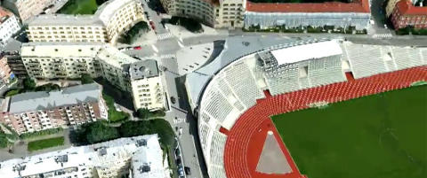 Snart kan du navigere på Bislett i 3D