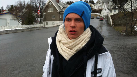 UBEHAGELIG: Øystein Richardsen (18) og russevennene ble utsatt for vold av VIF-supportere. Foto: Are Medby/Nordlys UBEHAGELIG: Øystein Richardsen (18) og russevennene ble utsatt for vold av VIF-supportere. Foto: Are Medby/Nordlys