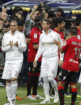 Mallorca sto æresvakt da Real Madrid nådde 100 poeng