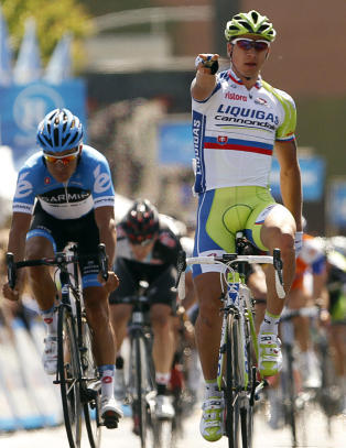 Sagan spurtet til seier på første etappe i California
