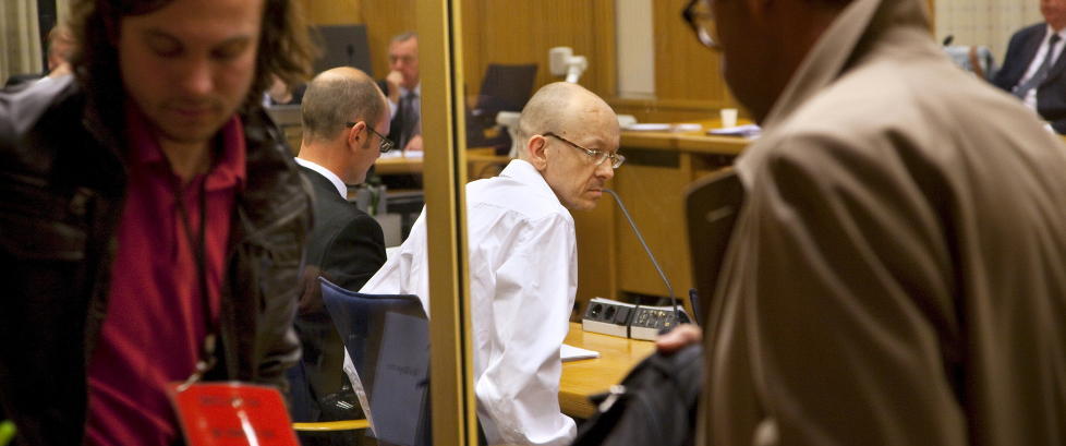 Samtalen mellom politiet og Peter Mangs f�r p�gripelsen avspilt i retten