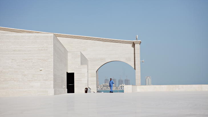 TEATER: Amfiteateret er laget i sandstein og marmor. Foto: NINA HANSEN
