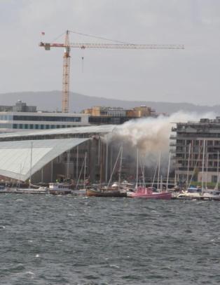 Brannen p� Tjuvholmen under kontroll