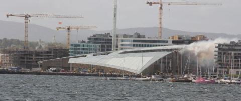 Brannen p� Tjuvholmen under kontroll