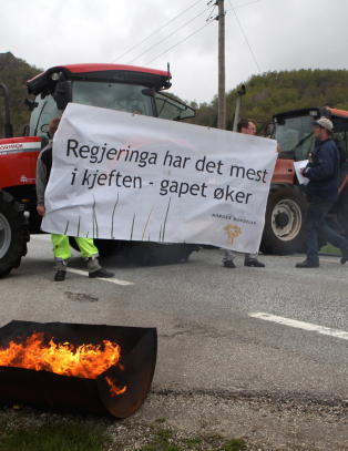 Bøndene har startet brødaksjonen