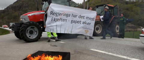 Bøndene har startet brødaksjonen