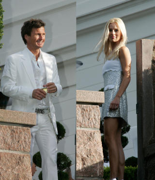I 2007: Petter og Gunhild var stilrene og klassiske i hvitt. Foto: Stella Pictures