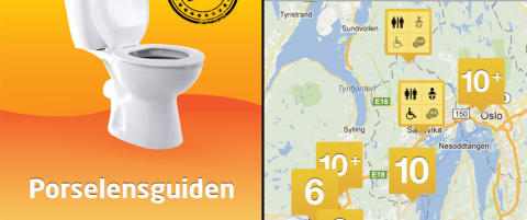 Ny app viser deg toaletter i n�rheten 17. mai