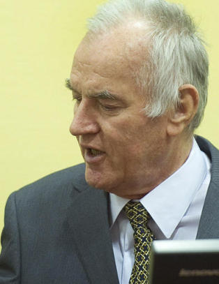 N� m� Mladic svare p� massakren av 8000 gutter og menn i Srebrenica