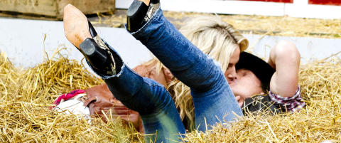 Petter Stordalen og Gunhild klarte ikke � holde seg