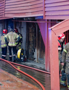 Brann i hotell i Bergen