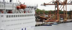 Stena Line-ferge kolliderte med kran