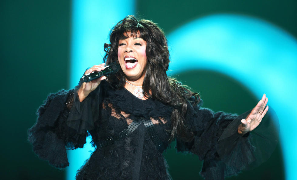 STR�LTE I OSLO: Donna Summer under sin siste opptreden i Norge, p� Nobelkonserten i 2009. Foto: EIRIK HELLAND URKE / DAGBLADET