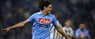 Cavani og Hamsik s�rget for sesongens f�rste Juve-tap