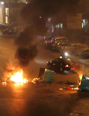 To drept i sammenstøt i Beirut