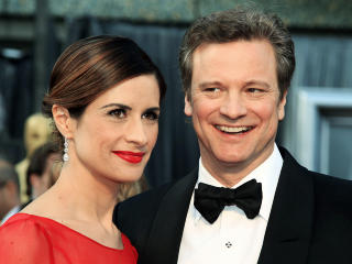 ENGASJERT:Filmprodusenten Livia Firth og skuespilleren Colin Firth jobber for mer b�rekraftig mote. Foto: Lucy Nicholson / Reuters / NTB Scanpix