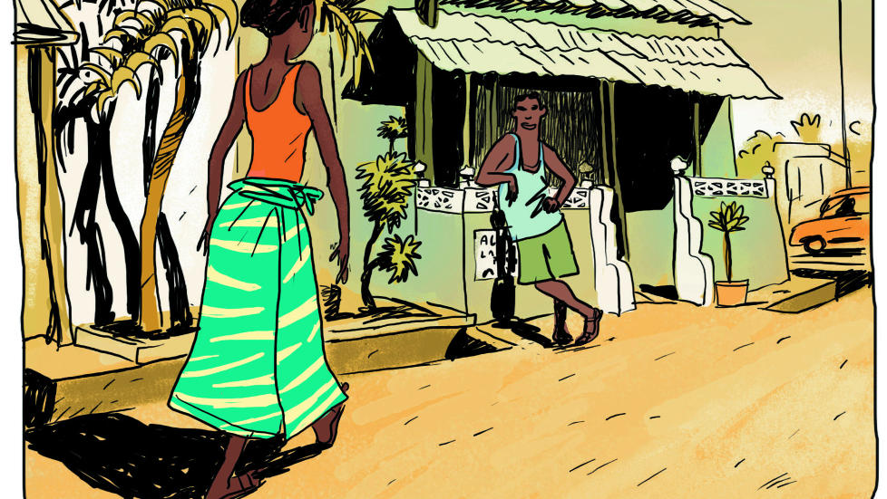 STILRENT: Tegningene til Cl�ment Oubrerie formidler Marguerite Abouets fortelling p� en enkel og elegant m�te.