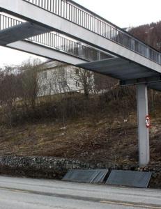Feide ned gangbru - fortsatte i 160 kilometer