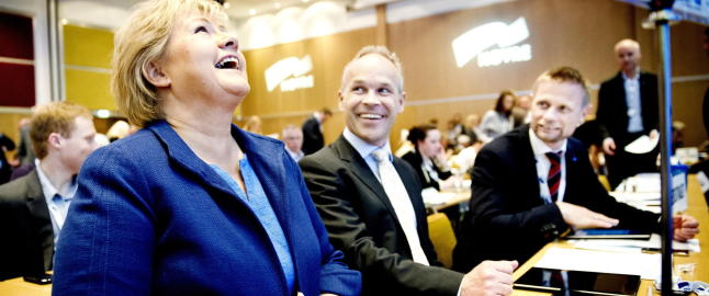 Beste Høyre-måling siden 1909