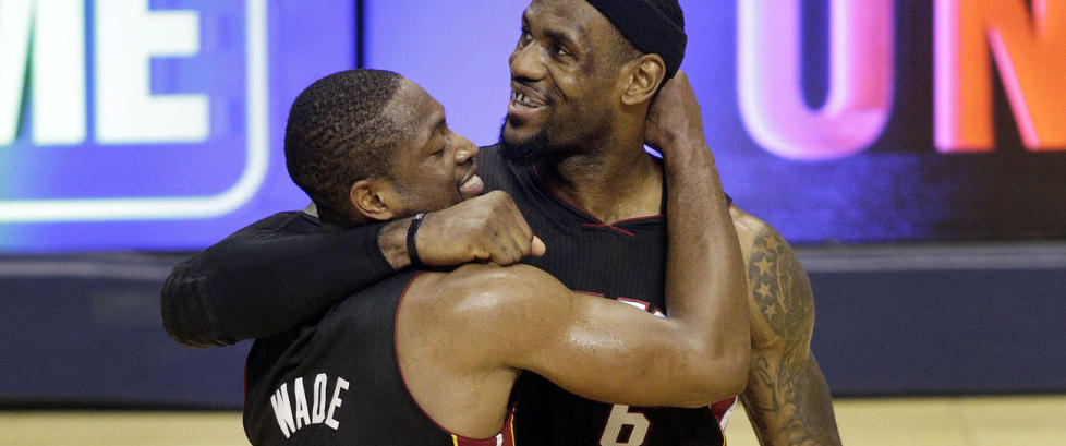 LeBron hyller Wade da Heat gikk videre