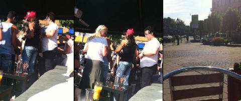 Her g�r idrettsstjernen amok i Stockholm sentrum