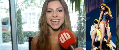 Greske Eleftheria (23) har Eurovisions frekkeste antrekk