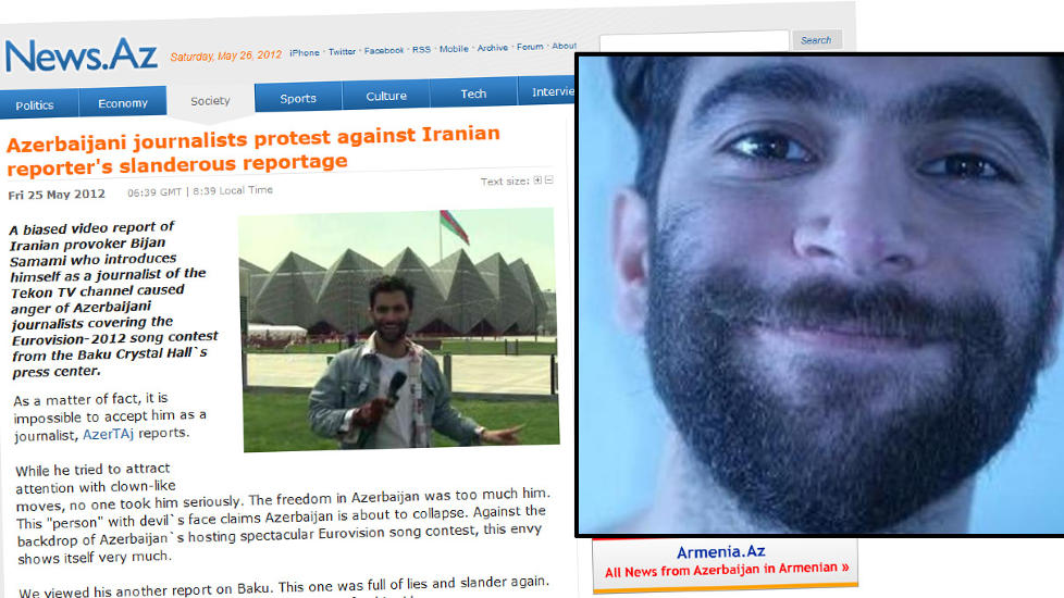UBEHAGELIG: If�lge NRK opplevde Amir Asgharnejad episoden som sv�rt ubehagelig og truende. Foto: News AZ/privat