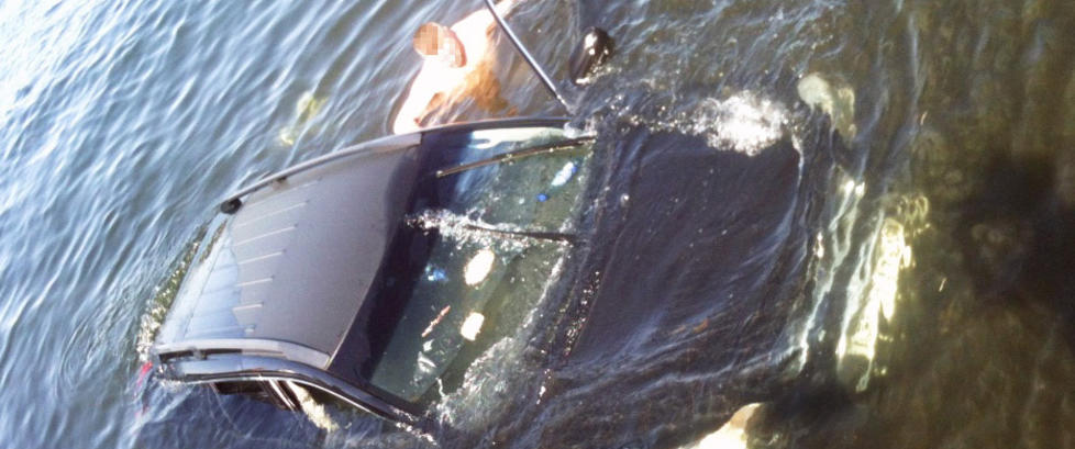 Plutselig ble bilen en �SUV-marine�