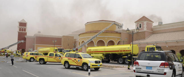 19 personer drept i kj�pesenterbrann i Qatar