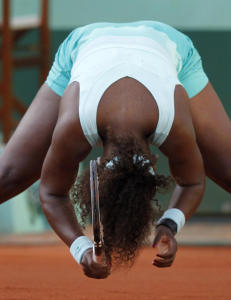 Sjokknederlag for Serena Williams i  f�rste runde