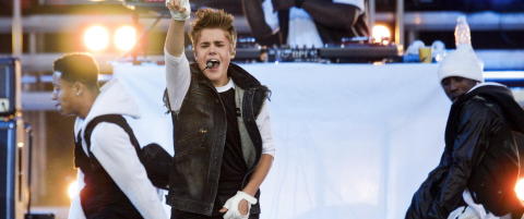 Justin Bieber besvimte