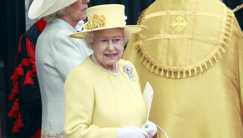JUBILEUM: Dronning Elizabeth feirer sitt diamantjubileum etter 60 �r p� tronen. 
Foto: Lise �serud / Scanpix