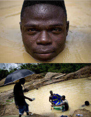 Vi reiste til diamantgruvene i bushen i Liberia, i jakta på Breiviks bloddiamanteventyr.