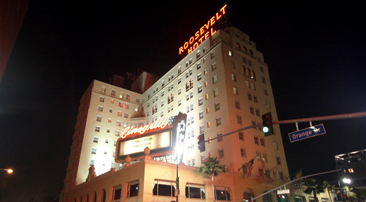 POPULÆRT: Hollywood Roosevelt Hotel er veldig populært blant filmbyens yngre garde. Foto: STELLA PICTURES POPULÆRT: Hollywood Roosevelt Hotel er veldig populært blant filmbyens yngre garde. Foto: STELLA PICTURES