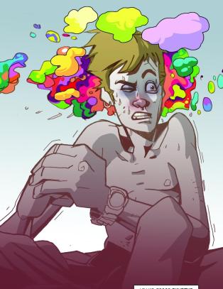 Sl�ende realistisk tegneserie om oppr�rske ungdommer