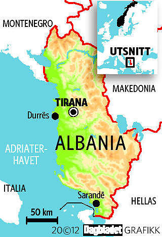 ALBANIA: Europas billigste ferieland. GRAFIKK: KJELL ERIK BERG ALBANIA: Europas billigste ferieland. GRAFIKK: KJELL ERIK BERG