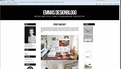DREVEN I GAMET: Emmas Designblogg er en av de første designbloggene som dukket opp i Skandinavia. Foto: Emmas Designblogg DREVEN I GAMET: Emmas Designblogg er en av de første designbloggene som dukket opp i Skandinavia. Foto: Emmas Designblogg
