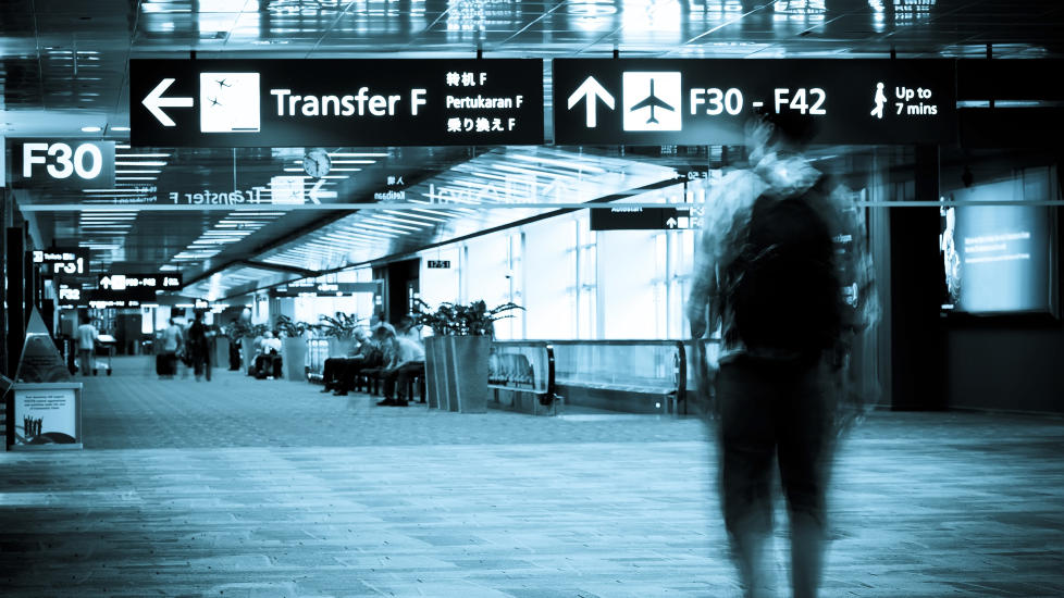 HELSEFARLIG: Bakteriene p� flyplassen kan gj�re deg syk. Illustrasjonsfoto: COLOURBOX